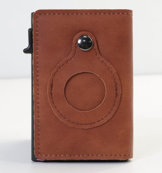 Men's AirTag wallet Anti-theft RFID wallet Slim card holder wallet Leather AirTag wallet Multi-functional wallet Bullet card bag wallet RFID protection wallet Men's slim wallet AirTag card holder Anti-theft card holder Premium leather wallet Wallet with AirTag slot Durable men's wallet Stylish men's wallet Slim profile wallet