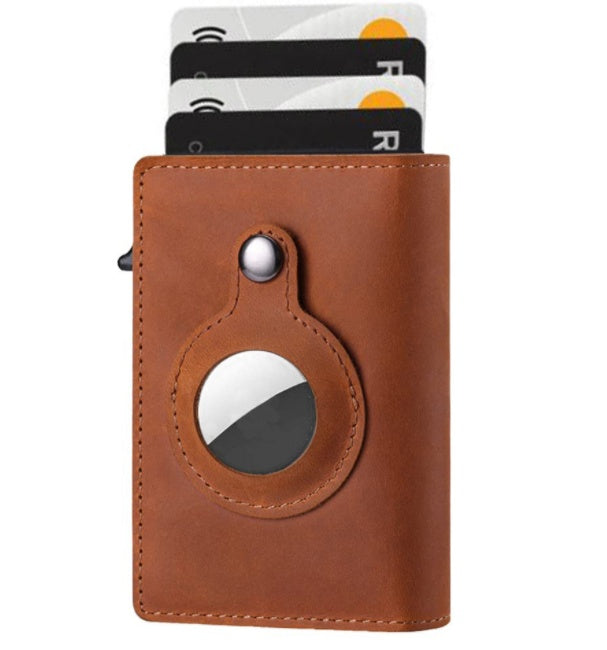 Men's AirTag wallet Anti-theft RFID wallet Slim card holder wallet Leather AirTag wallet Multi-functional wallet Bullet card bag wallet RFID protection wallet Men's slim wallet AirTag card holder Anti-theft card holder Premium leather wallet Wallet with AirTag slot Durable men's wallet Stylish men's wallet Slim profile wallet