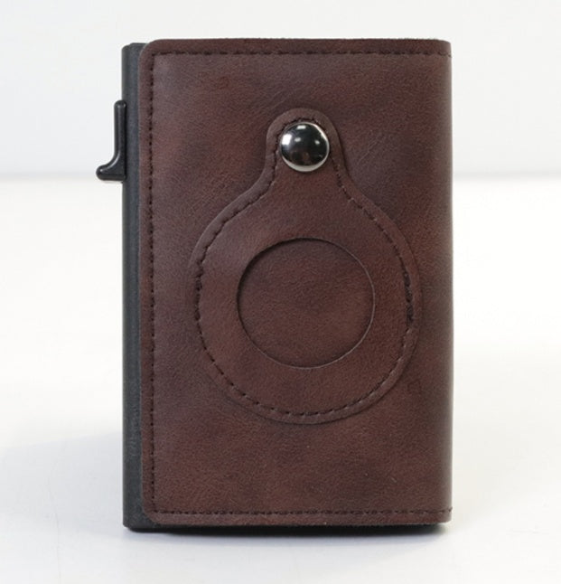 Men's AirTag wallet Anti-theft RFID wallet Slim card holder wallet Leather AirTag wallet Multi-functional wallet Bullet card bag wallet RFID protection wallet Men's slim wallet AirTag card holder Anti-theft card holder Premium leather wallet Wallet with AirTag slot Durable men's wallet Stylish men's wallet Slim profile wallet