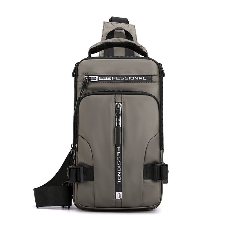 Men's crossbody bag Multifunctional crossbody bag Backpack shoulder chest bag Versatile men's bag Men's shoulder bag Men's chest bag Durable crossbody bag Stylish men's backpack Practical men's bag Multi-compartment bag Travel crossbody bag Men's commuter bag Outdoor men's bag Comfortable men's bag Men's fashion bag